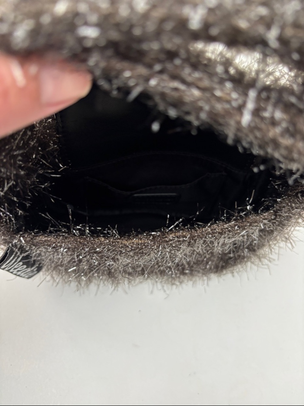 Edie Parker Gray Mini Grass Handbag - Picture 5 of 10